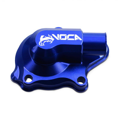 Couvercle de pompe à eau Voca Racing High Flow CNC bleu AM6