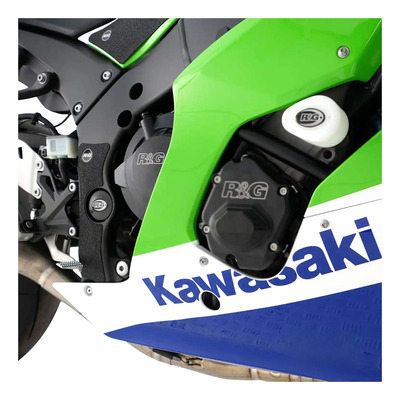 Couvre carter d'embrayage R&G Racing noir Kawasaki ZX10-R 11-25