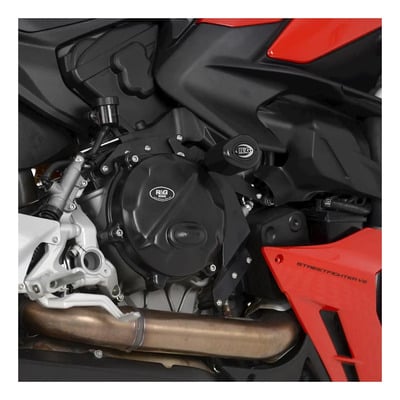 Couvre carter droit embrayage R&G Racing noir Race Serie Ducati Streetfighter V2 22-23