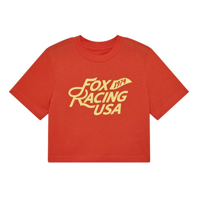 Crop top Fox Racing W Fox Usa Baby blood orange