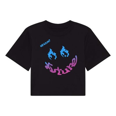 Crop top Fox Racing W Hello Fox black