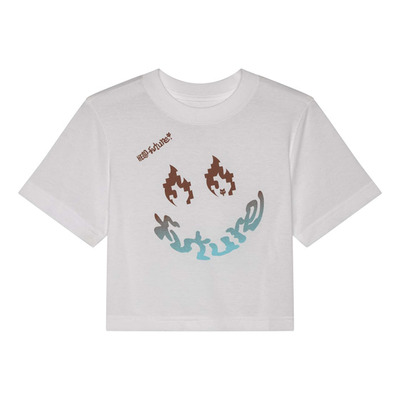 Crop top Fox Racing W Hello Fox white