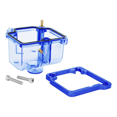 Cuve de carburateur PWK bleu transparent