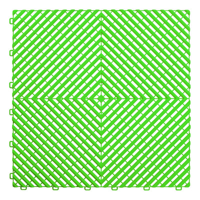 Dalle de sol JBM PP perforée verte