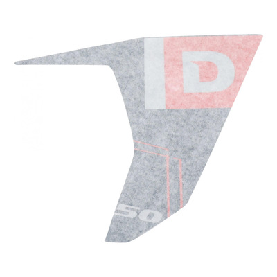 Déco-logo de convoyeur droit 2H002741 pour Derbi 50 Senda SM limited 18-