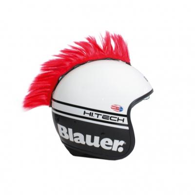 Décoration de casque Chaft crête rouge