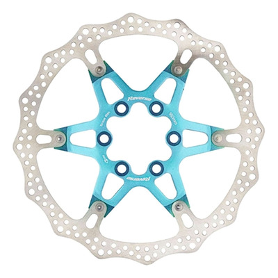 Disque de frein 6 trous Reverse turquoise