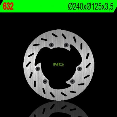 Disque de frein avant droit NG Brake Disc D.240 Derbi DRD Edition 02-06 - 632