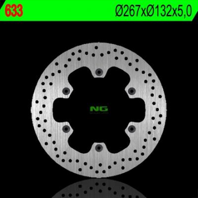 Disque de frein NG Brake Disc D. 633 Yamaha FZS 1000 de 2001 à 2003