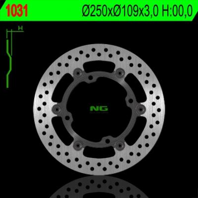 Disque de frein NG Brake Disc D.250 1031 Kawasaki - 1031