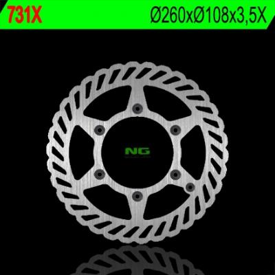 Disque de frein NG Brake Disc D.260 Gas Gas - 731X