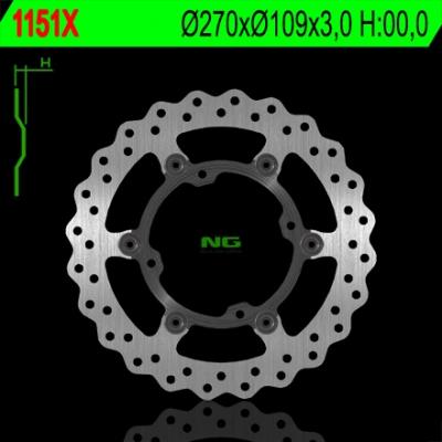 Disque de frein NG Brake Disc D.270 oversize Kawasaki - 1151X