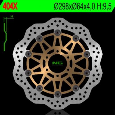Disque de frein NG Brake Disc D.298 Cagiva - 404X