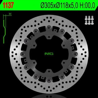 Disque de frein NG Brake Disc D.305 1137 Bmw K 1100 LT 1990-1999