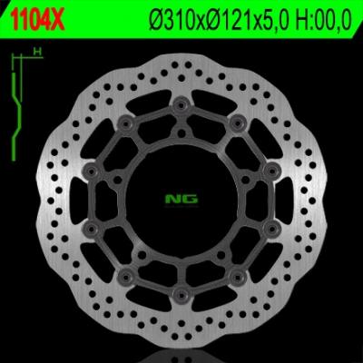 Disque de frein NG Brake Disc D.310 - 1104X