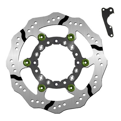 Disque de frein NG Brakes 1150XBHK01 Oversize flottant avec patte de déport Kawasaki KX 250 95-02