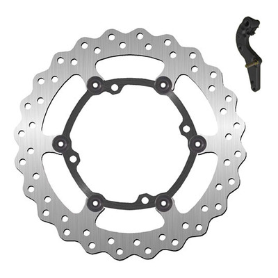Disque de frein avant NG Brakes 1325XK16 flottant wave avec patte de déport Husqvarna TE 450 06-10