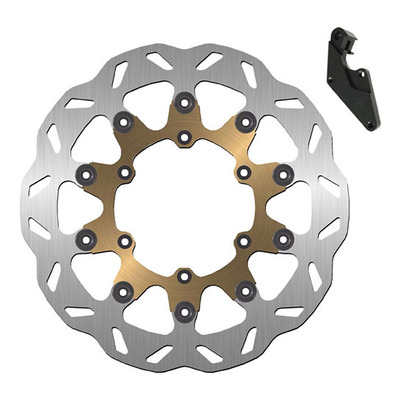 Disque de frein avant NG Brakes 723XK14 flottant wave avec patte de déport Yamaha YZ450F 08-15