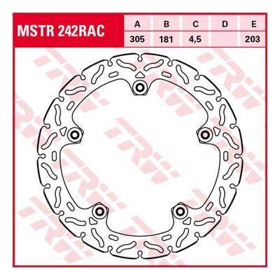 Disque de frein TRW MSTR242RAC Ø305 mm
