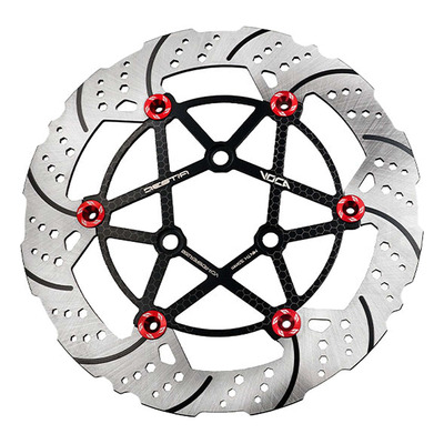 Disque de frein Voca Racing avant flottant Ø280 oversize œillet rouge Booster/Aerox