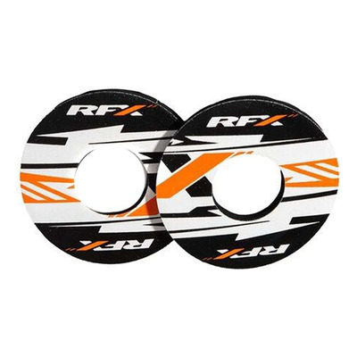 Donuts de poignée RFX Sport - Noir/Blanc/Orange