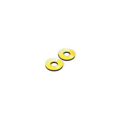 Donuts de poignées YCF - Ø55x25x5mm - Jaune