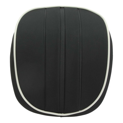 Dosseret de top case en cuir de nubuck noir d'origine CM273130 Vespa Sprint 125 2017-21