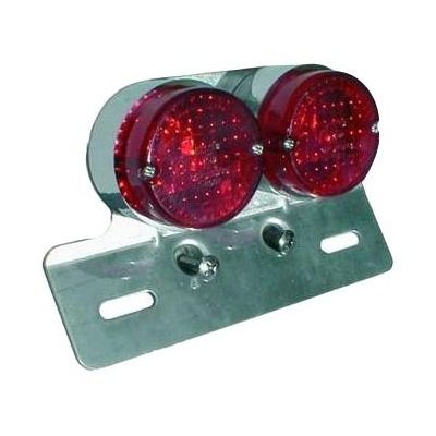 Double feu arrière Brazoline Sport avec support de plaque