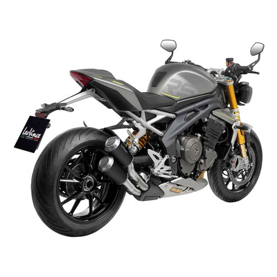 Double silencieux Leovince LV-10 inox noir Triumph Speed Triple 1200 RR/RS 21-24
