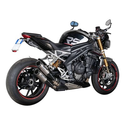 Double silencieux Spark Dyno titane/carbone Triumph Speed Triple 1200 RS 21-24