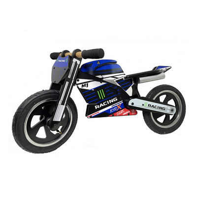 Draisienne bois Kiddimoto avec kit déco Yamaha M1