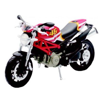 Ducati Monster 796 n46 Valentino Rossi réplica 1:12 NewRay rouge