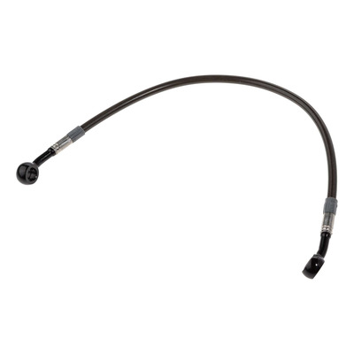 Durite de frein avant aviation carbone raccords noirs version longue Yamaha FJ 1200 1YK 91-96