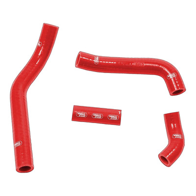 Durites de radiateur Samco Sport type origine Honda CRF 450 R 21-24 rouges (4 durites)
