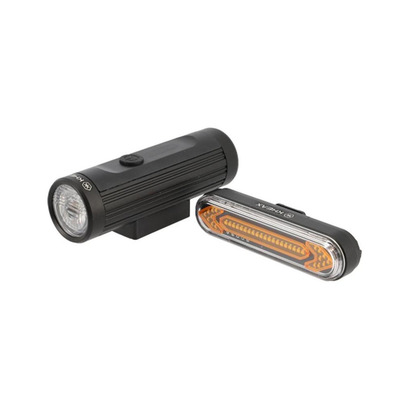 Éclairage avant & arrière vélo Kheax Auva/Izar 700-50 Lumens LED micro USB