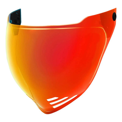 Écran bombée iridium rouge Icon pour casque Domain™
