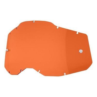 Écran de masque cross 100% RC2/AC2/ST2 écran orange