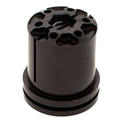 Écrou de colonne de direction Evotech noir Ducati Hypermotard 821 13-15