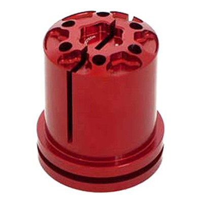 Écrou de colonne de direction Evotech rouge Ducati Hypermotard 821 13-15