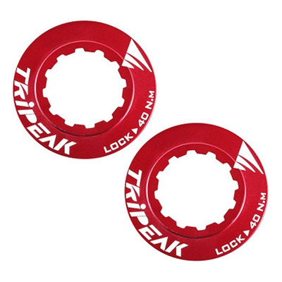 Ecrou de disque de frein Centerlock Tripeak serrage interne Rouge