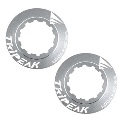 Ecrou de disque de frein Centerlock Tripeak serrage interne Argent