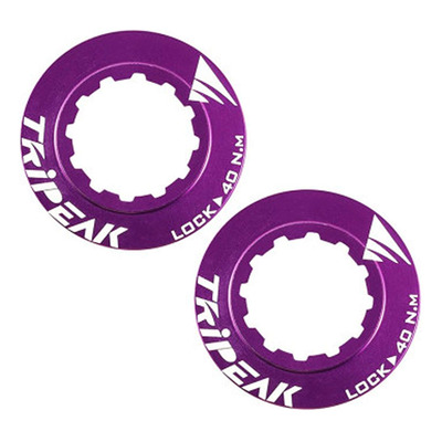 Ecrou de disque de frein Centerlock Tripeak serrage interne Violet