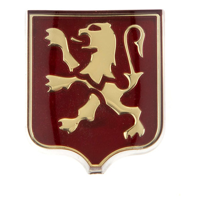 Écussons lion rouge et or