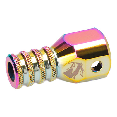 Embout de sélecteur Voca Racing pliable alu anodisé néochrome