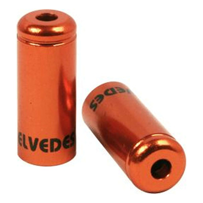 Embout gaine de frein étanche Elvedes orange par 10 pièces