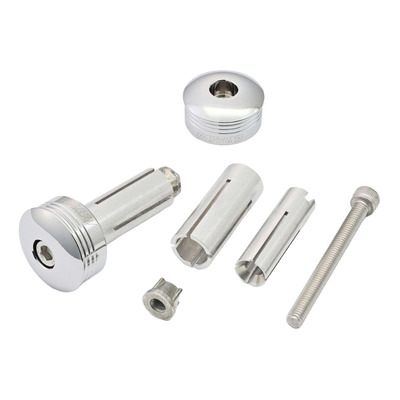 Embouts de guidon Daytona Ring aluminium chromé