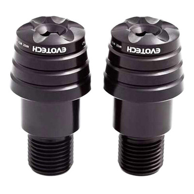 Embouts de guidon Evotech noirs Yamaha T-Max 530 12-19