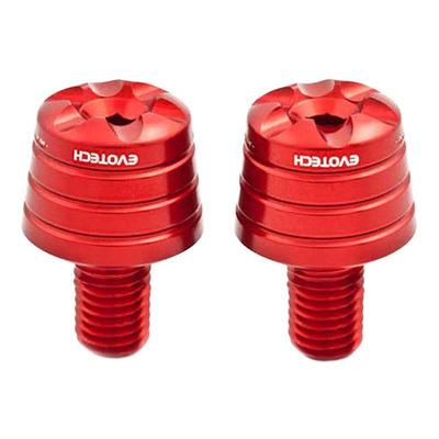 Embouts de guidon Evotech rouges Suzuki GSX-R 1000 17-20
