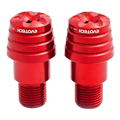 Embouts de guidon Evotech rouges Yamaha T-Max 530 12-19