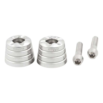 Embouts de guidon Evotech silvers Suzuki GSX-S 750 17-20